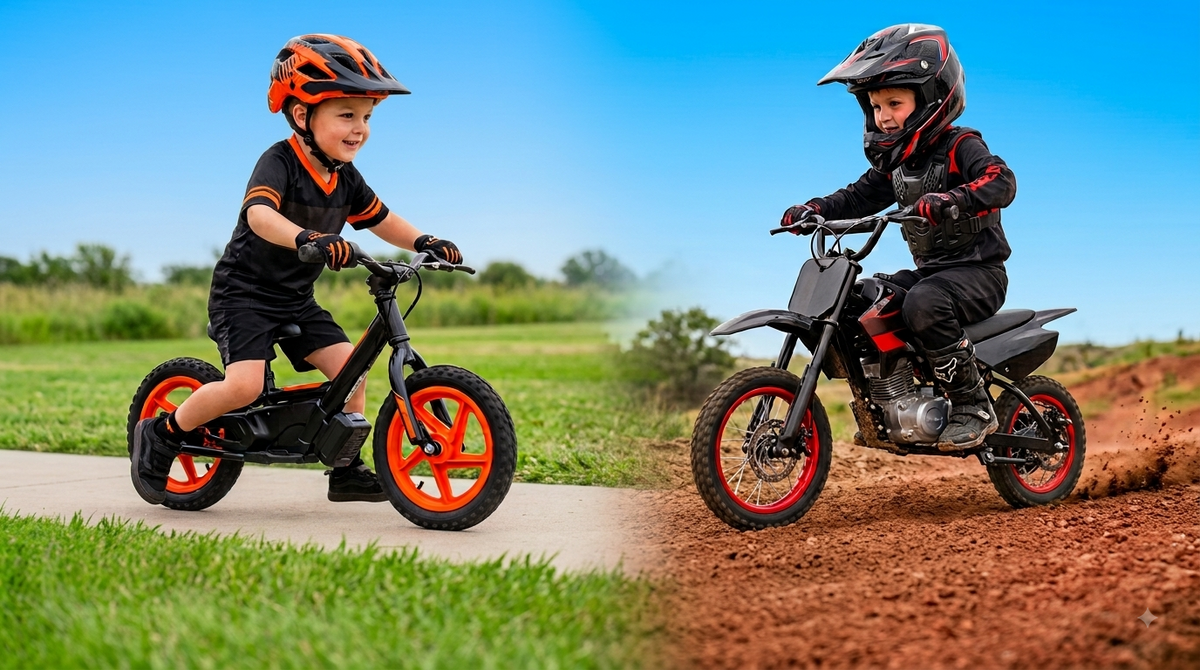 STACYC 12eDRIVE vs. Razor MX125: Balance Bike or Mini Dirt Bike?