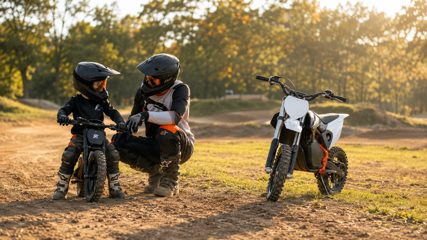 Child readiness check before moving from STACYC to Yamaha PW50 or KTM dirt bike