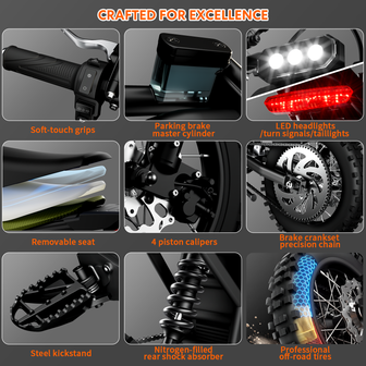 Electric Dirt Bike Evoltrix MAX-60
