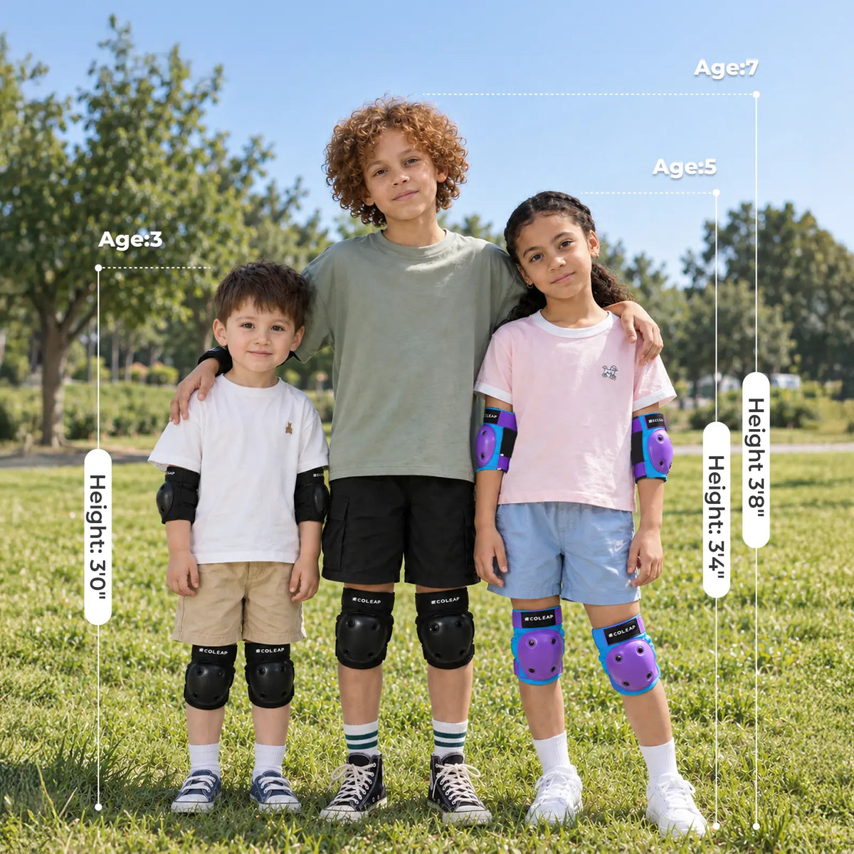 Kids Knee & Elbow Pads Set