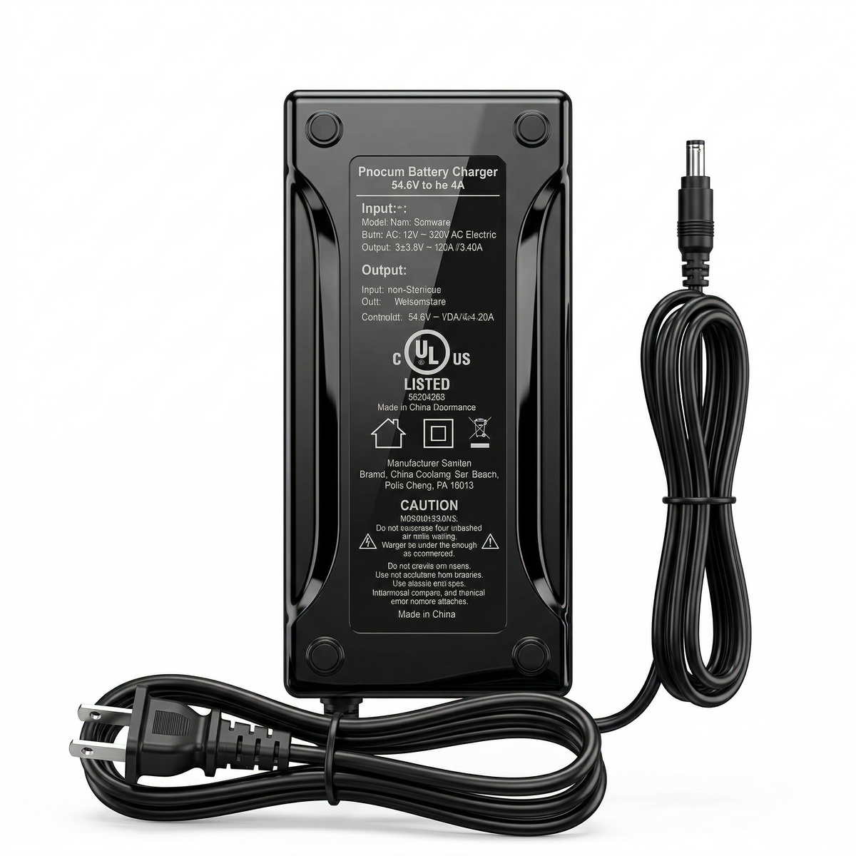 Conqueror X 54.6V 4A Battery Charger – Ecoleap